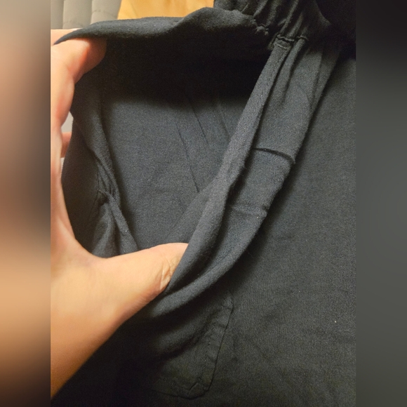 *So 3x Black Skater Skirt With Belt - Picture 2 of 4